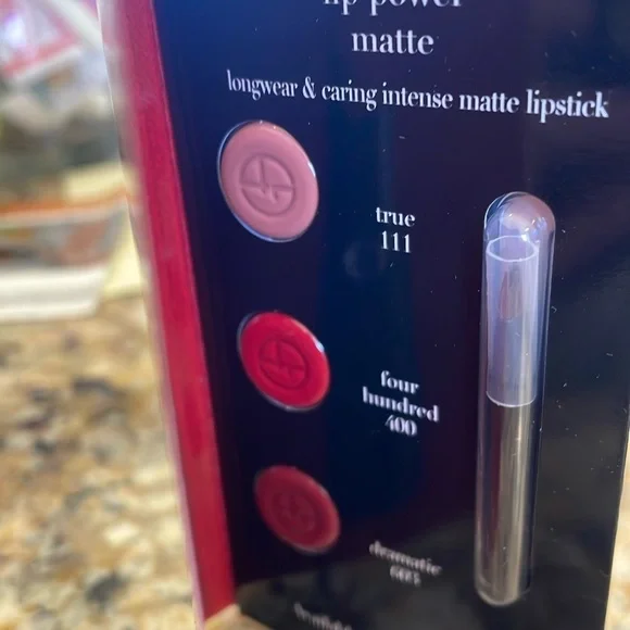 💄GIORGIO ARMANI LIPSTICK pods. 
3 Colors 
Perfect for your purse! - Picture 2 of 5